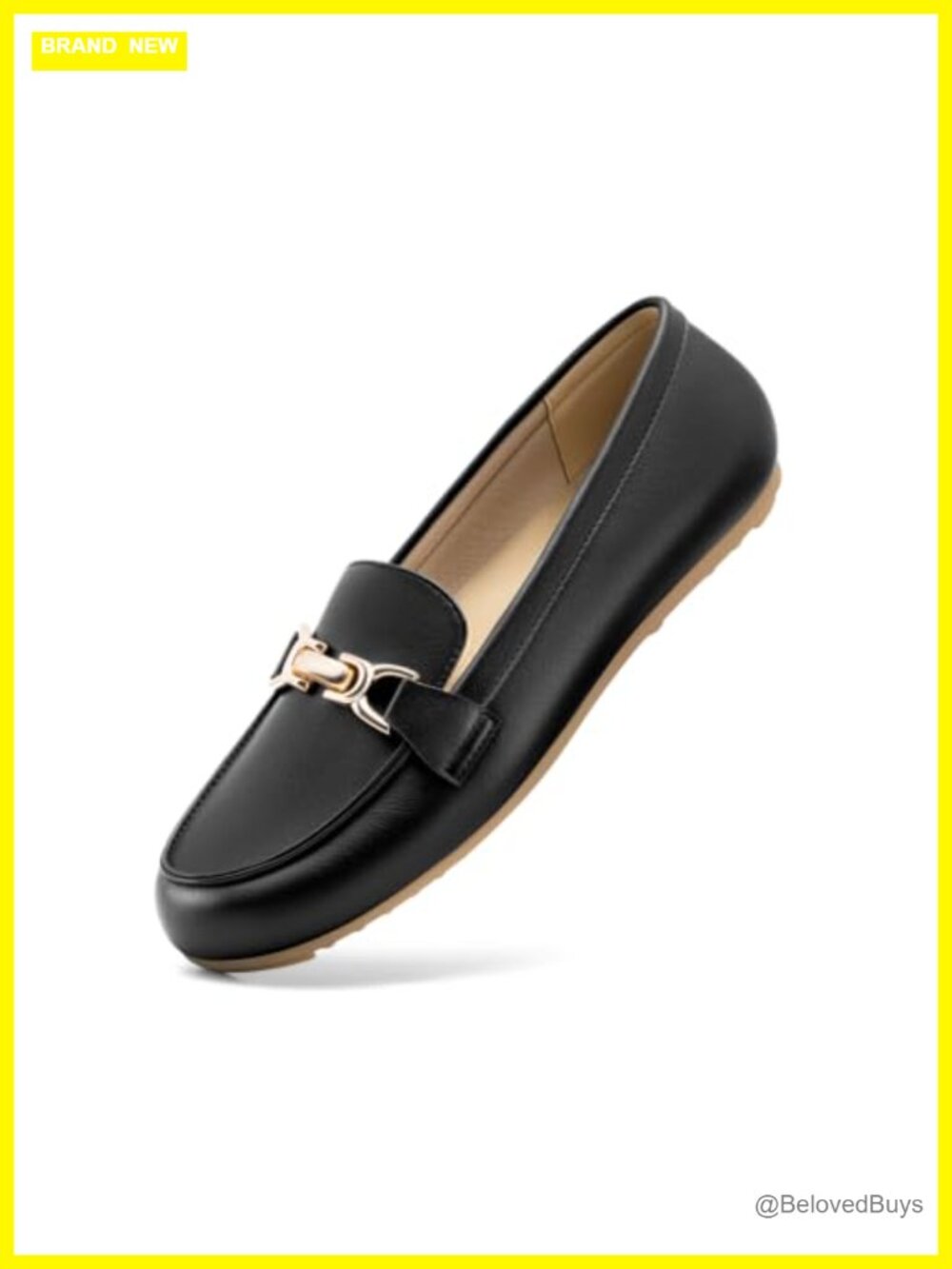 Faux Leather Slip On Loafers Flats Business Casual Work Shoes